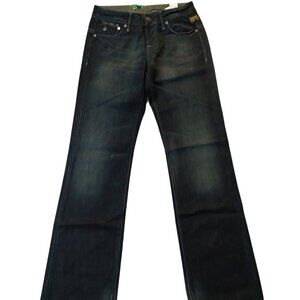 G-Star Raw Frontier Loose Wide Leg Wall Denim Raw Damaged Destroyed Jeans Sz 26